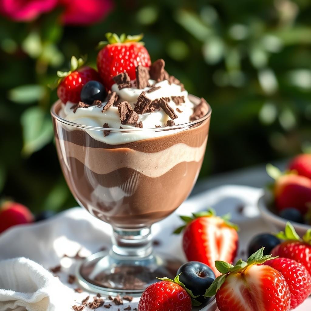 No-Bake Chocolate Mousse Dessert No-Bake Chocolate Mousse Dessert