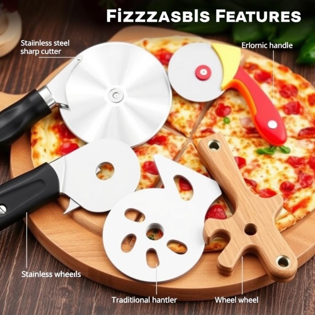 Pizza Cutter Features Comparison Pizza Cutter Features Comparison