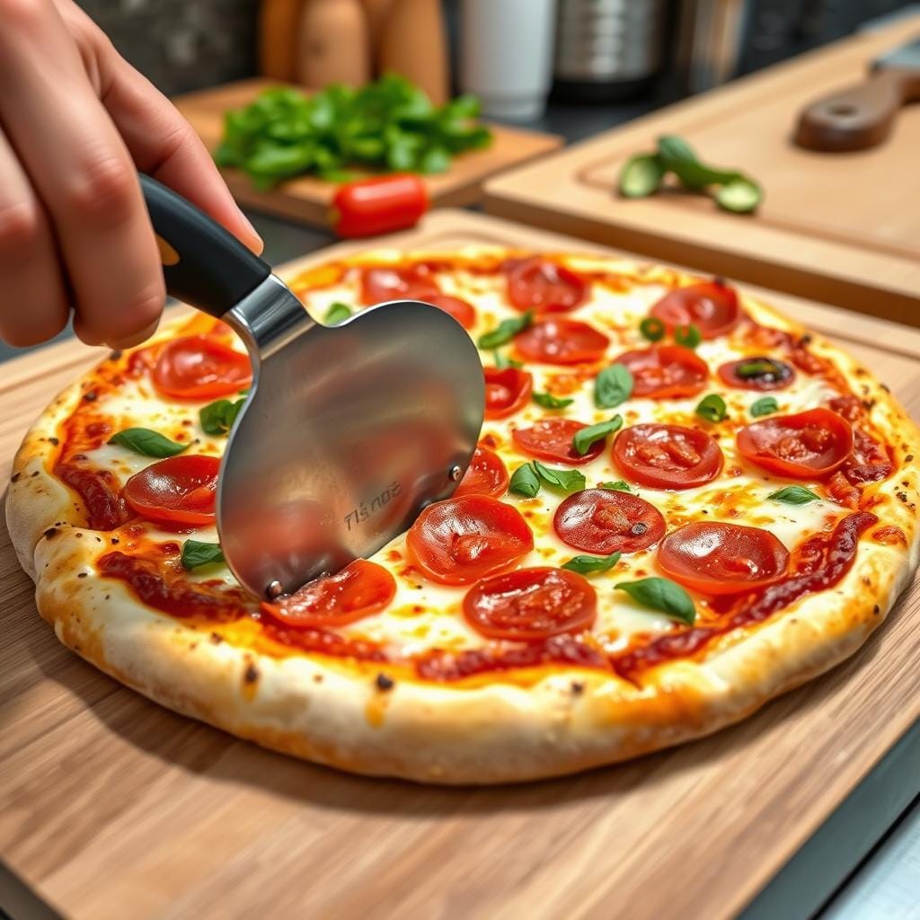 Pizza Cutter Technique Demonstration Pizza Cutter Technique Demonstration