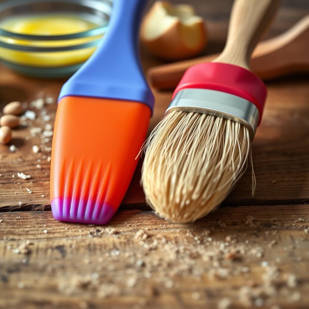 Silicone vs Natural Bristle Pastry Brushes